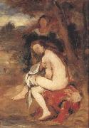 Edouard Manet La Nymph surprise (mk40) oil painting
